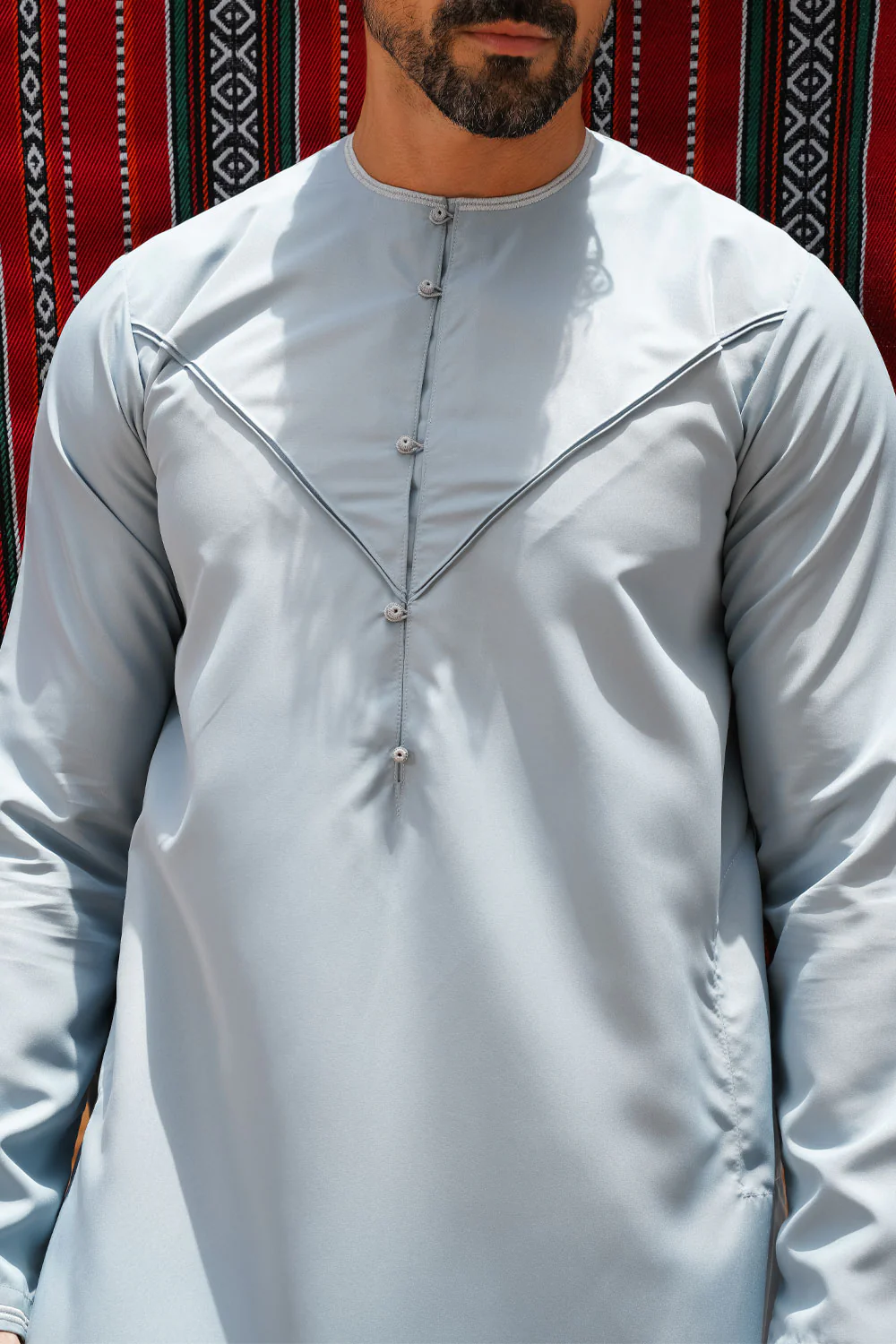Emirati Duck Egg Blue Thobe - Image 5
