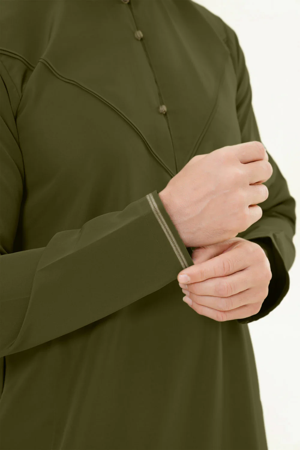 Emirati Forest Green Thobe - Image 4