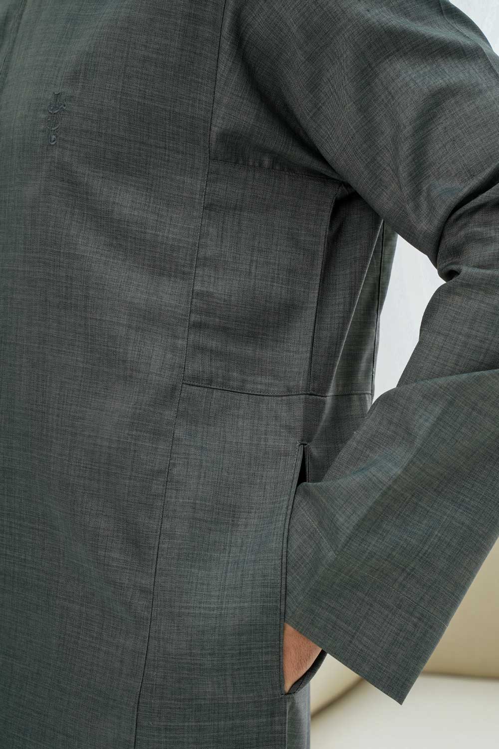 Green Comfort Thobe - Image 3