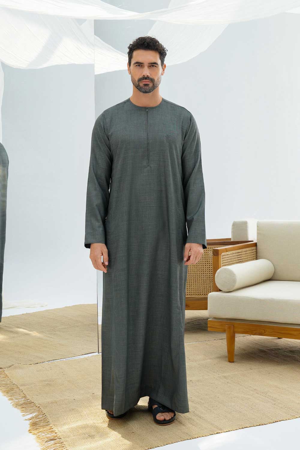 Green Comfort Thobe - Image 4
