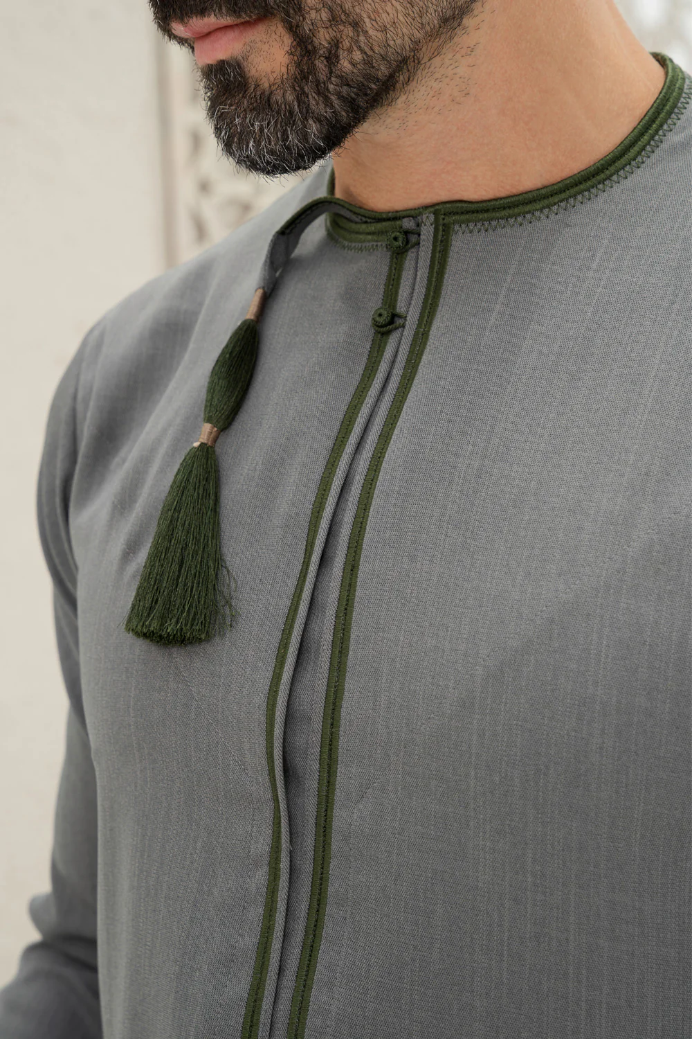 Omani Grey Thobe - Image 4